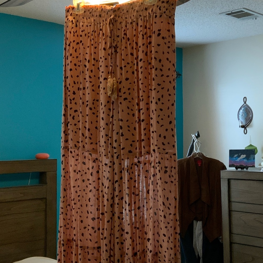 Cheetah palazzo pants